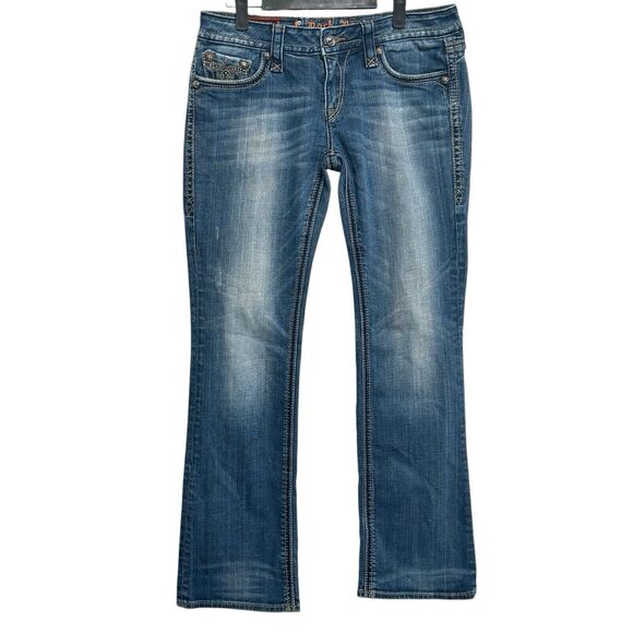 Rock Revival Sora Boot Jeans Women's Sz 30** Blue Stretch The Buckle Jeans - Picture 2 of 12